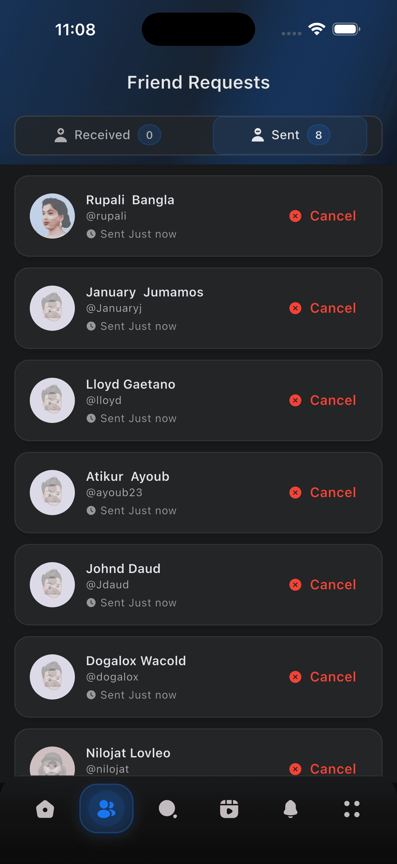 Sngine Pro Timeline – Flutter Social Networking App (Android & iOS) mobile preview